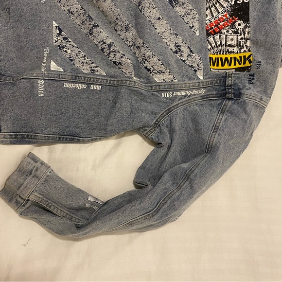 Off White Jean Jacket - Picture 5 of 7